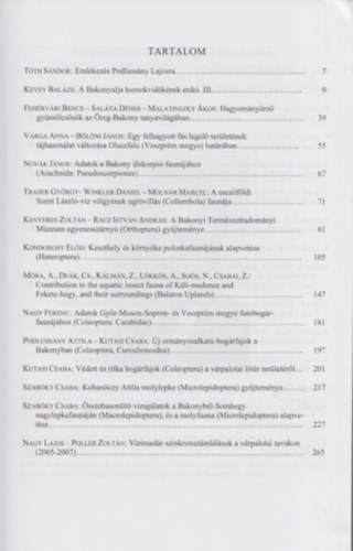 H. Harmat Beta - Folia Musei Historico-Naturalis Bakonyiensis (A Bakonyi Termszettudomnyi Mzeum Kzlemnyei 28.)