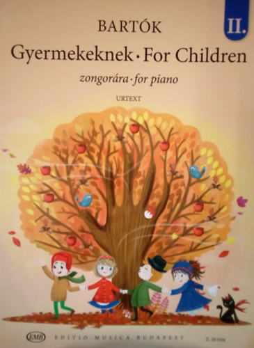 Vikrius Lszl (szerk.) - Bartk - Gyermekeknek zongorra II. fzet, szlovk npdalok felhasznlsval / For Children for Piano