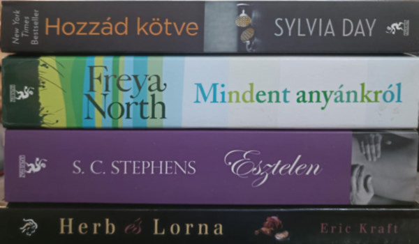 Eric Kraft, S. C. Stephens, Freya North, Sylvia Day - Romantikus knyvcsomag