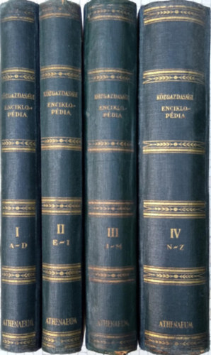 Kzgazdasgi enciklopdia I-IV.