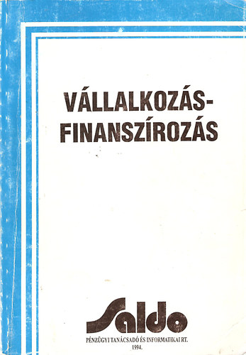 Saldo - V�llalkoz�sfinansz�roz�s