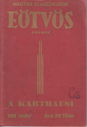 Br Etvs Jzsef - A karthausi