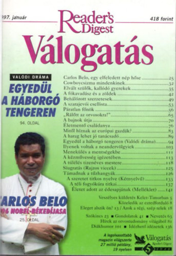 Luk�cs Tam�s (szerk.) - Reader's digest �js�gok 1997. teljes �vfolyam ( k�t k�tetbe k�tve )