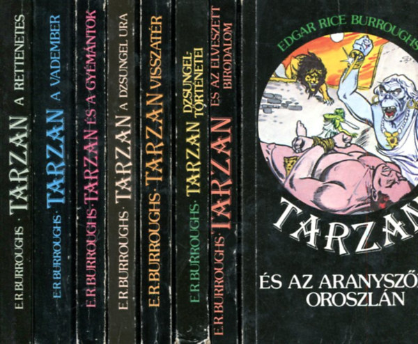 Edgar Rice Borroughs - 8 db Tarzan kötet