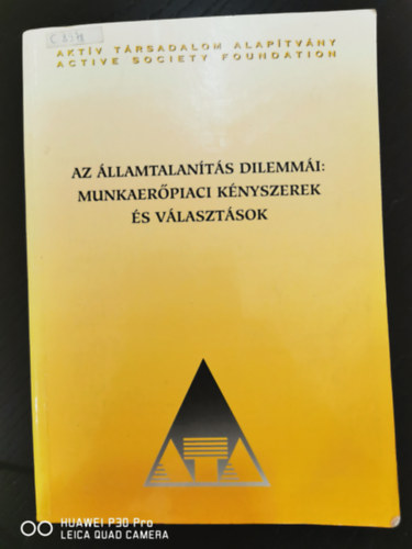 Nagy Andrs, Neumann Lszl, Laki Lszl - Az llamtalants dilemmi: munkaerpiaci knyszerek s vlasztsok