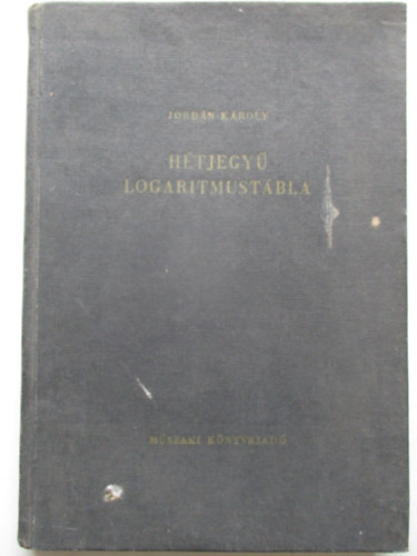 Jordn Kroly - Htjegy logaritmustbla