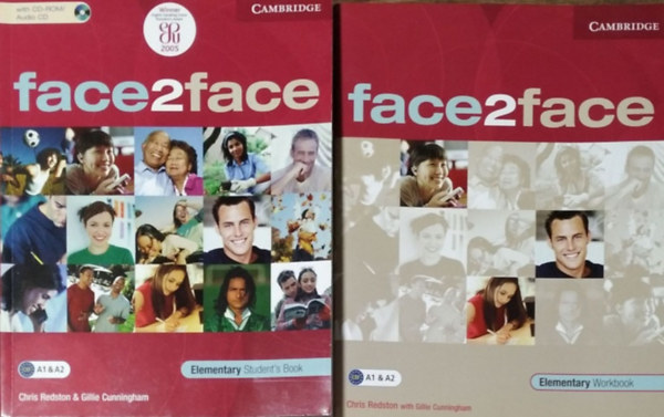 Chris Redston, Gillie Cunningham - face2face Elementary Student's Book + Workbook with Key