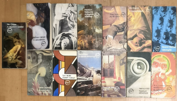 Theun De Vries, Sigmund Freud, Richard von Weizsacker, Friedrich Nietzsche, Richard Gilman, Nils Christie, Roland Barthes, Susan Sontag, Heinrich B�ll, Montaigne, Franz Kafka, Tom Wolfe - 13db eszmet�rt�neti, filoz�fiai m� az Eur�pa K�nyvkiad� gondoz�s�ban - Spinoza, M�zes, A n�met titanizmus, A trag�dia sz�let�se, A dekadencia, A f�jdalom korl�tai, Hinduizmus �s buddhizmus, Mitol�gi�k, A betegs�g mint metafora, st