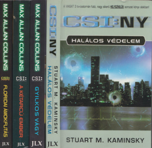 Max Allen Collins, Stuart M. Kaminsky - 4db CSI:Helysznelk - Floridai mokfuts + Gyilkos vgy + A ktarc ember + Hallos vdelem