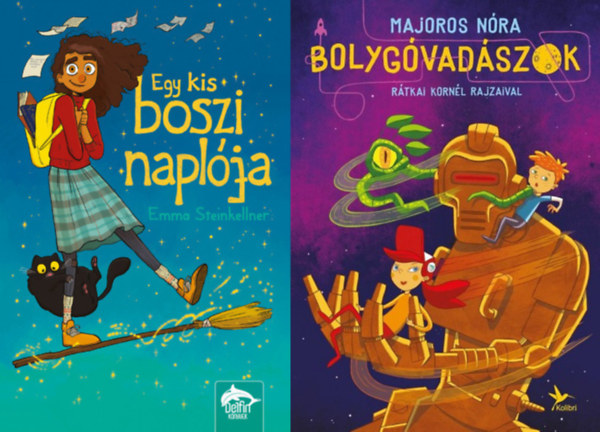 Majoros Nra, Emma Steinkellner - Bolygvadszok + Egy kis boszi naplja (2 m)