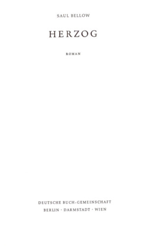 Saul Bellow - Herzog ( német regény )