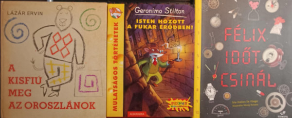 Geronimo Stilton, Lzr Ervin, Evelien De Vlieger - Ifjsgi knyvcsomag