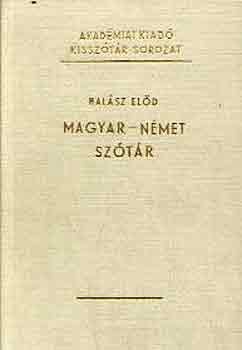 Hal�sz El�d - Magyar-n�met kissz�t�r (Hal�sz)