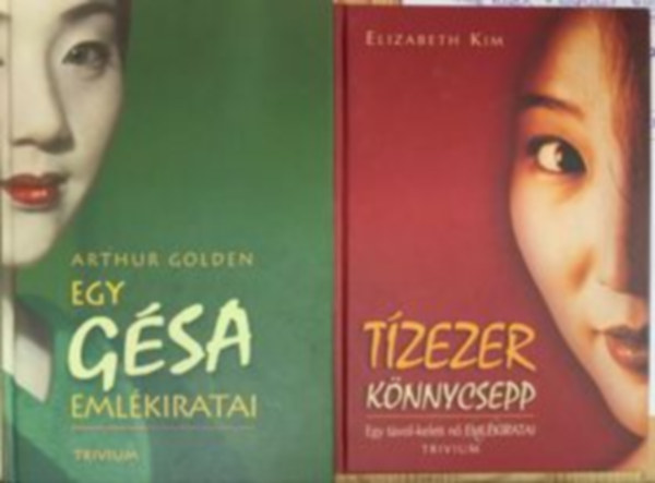 Elizabeth Kim, Arthur Golden - Egy gésa emlékiratai + Tízezer könnycsepp (2 kötet )