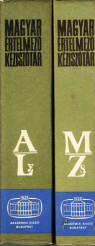 Juhsz-Szke-O. Nagy-Kovalovszky - Magyar rtelmez kzisztr A-Ly - M-Zs - (kt ktet)