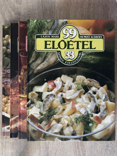 Lajos Mari, Hemz Kroly - 4 db. 99 tel 33 sznes fotval szakcsknyv: 99 eltel + 99 szrnyastel + 99 nnepi tel + 99 hstel