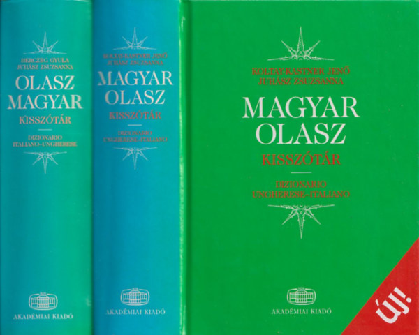 Koltay-Kastner Jen�, Juh�sz Zsuzsanna, Herczeg Gyula - Magyar-olasz kissz�t�r + Olasz-magyar kissz�t�r