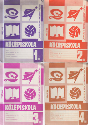 K�z�piskol�s "Ifj�s�g a szocializmus�rt " pr�ba 1-4. f�zet 1965/66.