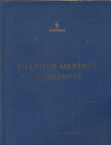 Jur�n Gy�rgy(ford.) - Villamos m�r�sek zsebk�nyve