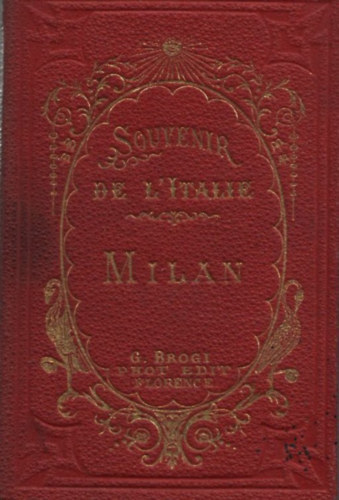 Milan (Souvenir de L'Italie)- leporell fotk, tokban