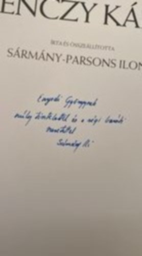 Srmny-Parsons Ilona - Ferenczy Kroly