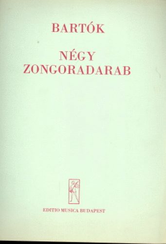 Béla Bartók - Négy zongoradarab