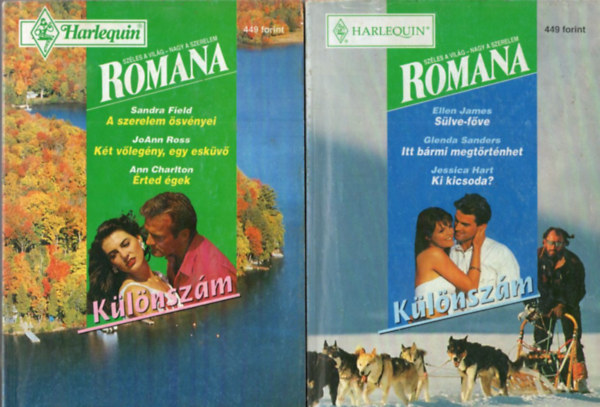 Ellen James, Glenda Sanders, Jessica Hart - 6 db Romana különszám: 1997/1-6. ( teljes )