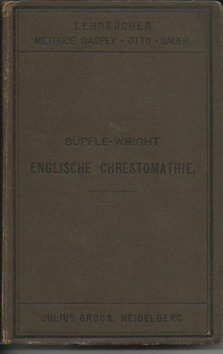 Süpfle Wright - Englische Chrestomathie