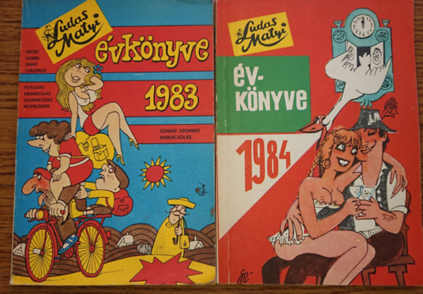 2 Ludas Matyi évkönyve a '80-as évekből: Ludas Matyi évkönyve 1983, Ludas Matyi évkönyve Ludas Matyi évkönyve 1984