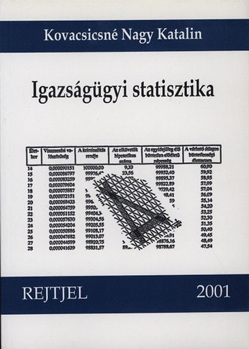 Kovacsicsnénagy Katalin, Kovacsics József, Vass Lucia, Vavró István - Igazságügyi statisztika
