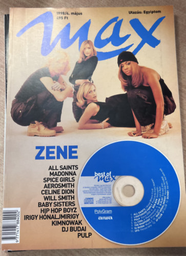 Mikes Éva (főszerk.) - Max magazin 1998/4. május