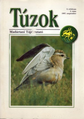 Dr. Hadarics Tibor - Varga Lajos (szerk.) - Tzok (Madrtani Tjkoztat) - 2. vf. 3. szm (1997. szeptember)