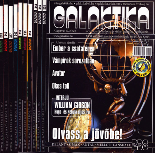 Burger Istvn (fszerk.) - Galaktika 2010. XXXI. vfolyam janur-mrcius, mjus-december (238-240., 242-249.)