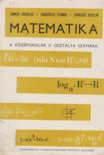 Matematika a kzpiskolk II. osztlya szmra