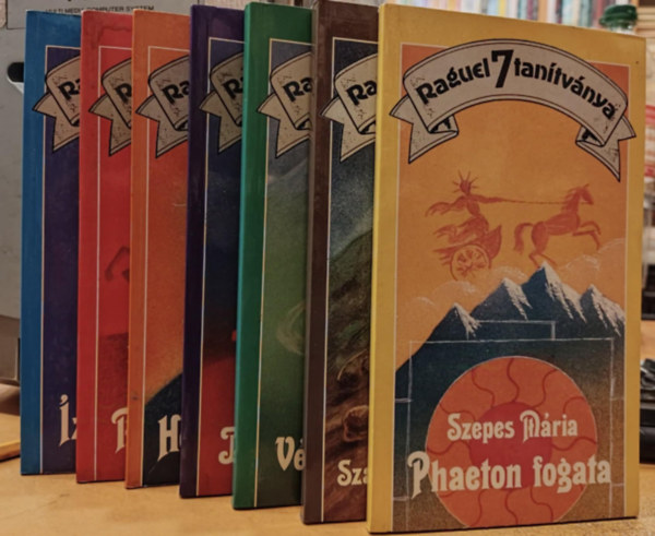 Szepes Mária - Raguel 7 tanítványa könyvek (7 db) - Jupiter palotája + Hermész útja + Szaturnusz barlangja + Vénusz ösvénye + Phaeton fogata + Ízisz bárkája + Mars szekere