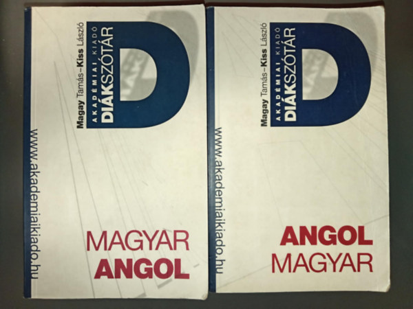 Magay Tams, Kiss Lszl - Magyar - Angol / Angol - Magyar Diksztr (Akadmiai)