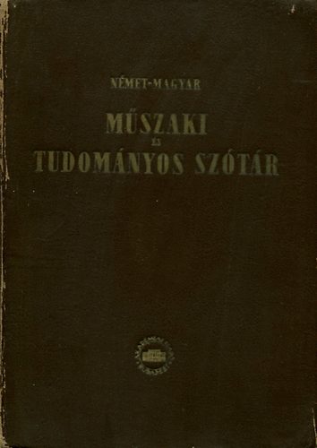 Nmet-magyar mszaki s tudomnyos sztr