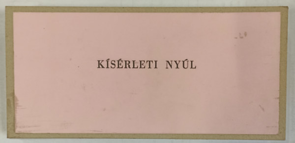 Bora G�bor, Rosk� G�bor - K�s�rleti ny�l