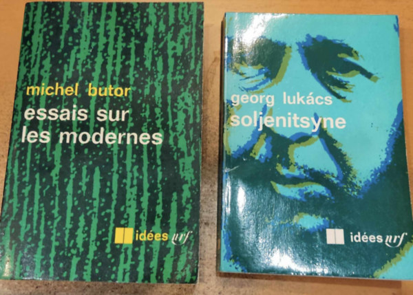 Michel Butor, Georg Lukcs - 2 db Collection Ides: Essais sur les modernes + Soljenitsyne (Esszk a modernekrl + Szolzsenyicin)