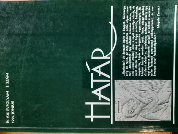 Dobos Istvn (szerk.) - Hatr 1995. jnius (IV. vfolyam 3. szm)