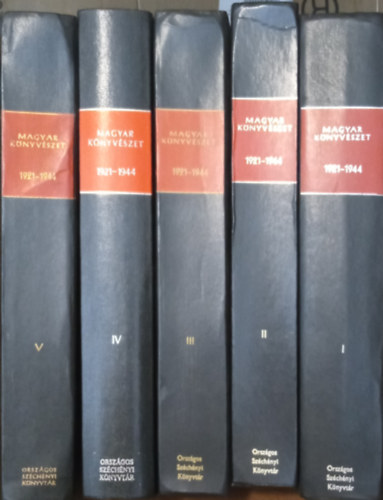 Magyar könyvészet 1921-1944 I-V.