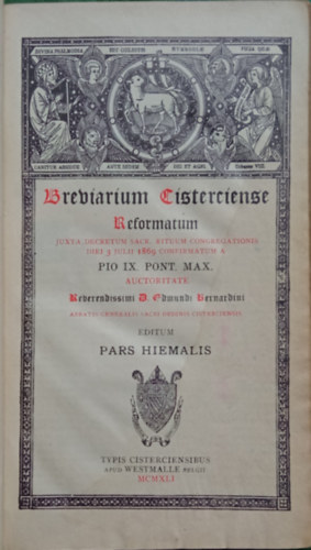Breviarium Cisterciense - Pars Hiemalis