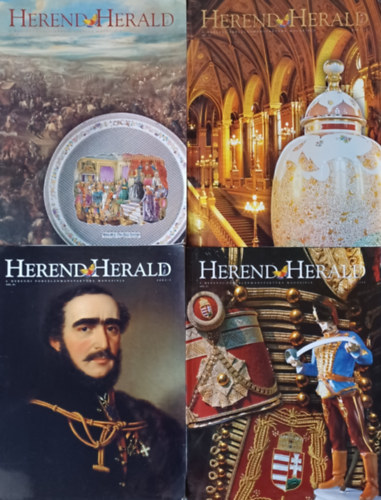 Robert Somogyi - 4 db Herend Herald  A Herendi Porcelnmanufaktra Magazinja 2001/I., 2001/II.,  2001/III., 2002/I. szmok