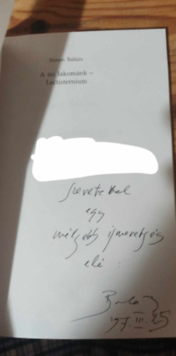 Simon Bal�zs - A mi lakom�nk - Lectisternium