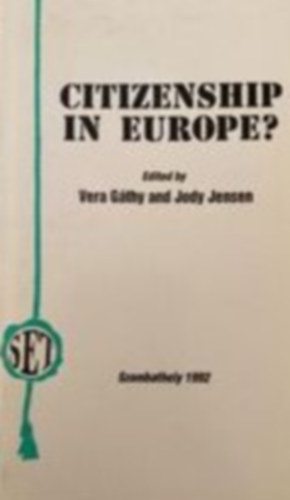 Gti Vera; Jensen, Jody - Citizenship in Europe