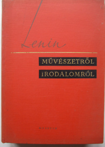Lenin - Mvszetrl, irodalomrl