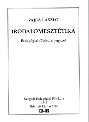 Vajda László - Irodalomesztétika
