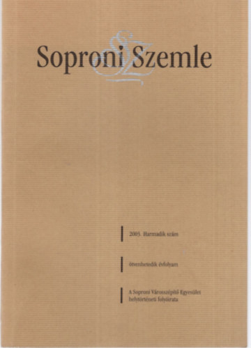 Askercz va, Dominkovits Pter - Soproni Szemle 2003. 3. szm 57. vf.