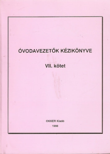 vodavezetk kziknyve VII.