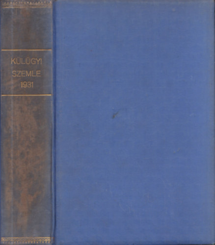 Drucker Gyrgy (szerk.) - Klgyi Szemle 1931